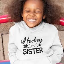 Glitter Hockey Sister Hoodie