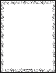 The most popular designs since they're simple and clean. Printable Page Borders