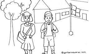 32 Gambar Sekolah Kartun Untuk Diwarnai Mewarnai Gambar Mewarnai Gambar Sekolah Tk Kartun Download Gambar Mobil Kartun Mewarnai Kump Di 2020 Kartun Animasi Gambar