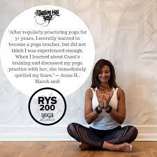 Yoga or pilates certification also acceptablespecial skills:experience teaching exercise classes. Teacher Training Testimonials Mission Hill Yoga