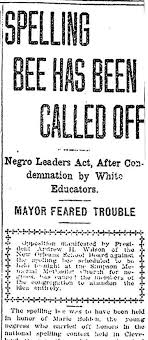 But back in 1900, negro. P R E J U D I C E And S C A N D A L At The 1908 National Spelling Bee Vintage Nola Com