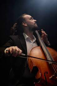 A Professional Concert Cello with Case