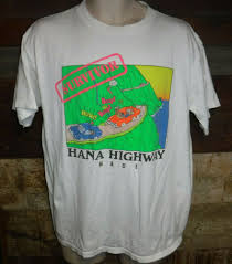 Vintage 1990 Hana Highway Survivor Maui Hawaii T Shirt Size M Made In Usa L K Fashion Clothing Shoes Accessories Vintage Clothing Men Shirts Shark T Shirt