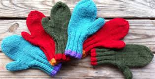 More free mittens & glove patterns: Basic Knitted Children S Mittens Free Knitting Pattern