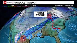 The best world weather forecast under the sun. New Year S Eve Weather Forecast Double Winter Storms Will Bring Snow And Ice Cnn
