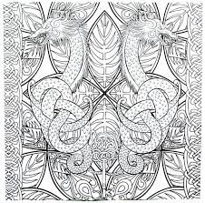 Select from 35915 printable crafts of cartoons, nature, animals, bible and many more. Double Dragon Detailed Coloring Book Page For Adults Coloring Book Pages Coloring Books Coloring Pages