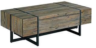 End table belongs to nueva collection by hammary the ancient landscapes of the desert southwest are marked by sweeping vistas, exquisite rock formations, exotic wildlife and a rich palate of colors found nowhere else on earth. Modern Timber Brown Rectangular Cocktail Table In 2021 Rectangular Coffee Table Hammary Furniture Coffee Table With Storage
