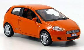 Fiat Grande Punto Orange 3 Doors 2005 Norev Diecast Model Car 1 43 Diecast Model Cars Fiat Grande Punto Diecast