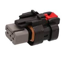 3 Positions Plug Housing Black, Key B Gray - Hi-Line Inc.