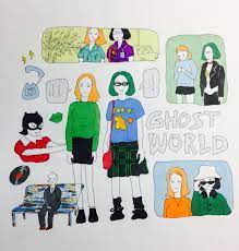 ゴーストワールド イラスト movie fashion ゴーストワールド イラスト アニメ映画