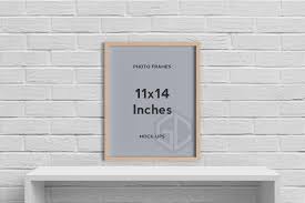 11x14 Inches Photo Frames Mockups In 2020 Frame Mockups Photo Frames Frame