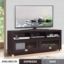 The tv comes with two detachable stands for support. Tv Stand 65 Inch Flat Screen Home Furniture Entertainment Media Console Center Home Garden Furniture Entertainment Centers Tv Stands