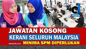 Uniform dan kemudahan rawatan kesihatan. Jawatan Kosong Kerani Jawatan Kosong Kerani Kelayakan Pmr Spm Diploma Jawatan Kosong Kerani Akaun Diperlukan Segera