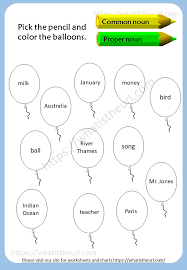 Lesson plans for teaching common and proper nouns. Common Nouns And Proper Nouns Worksheets 3 Your Home Teacher