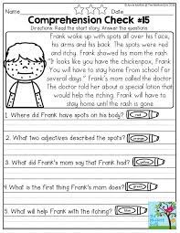 Reading Comprehension Checks Read The Simple Story And Answer The Compr Reading Comprehension Worksheets First Grade Reading Comprehension Reading Worksheets