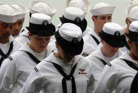 Female Navy Recruits Will Now Wear Dixie Cup Hats In Move Toward Uniformity Navy Women Female Navy Sailor Navy Uniform