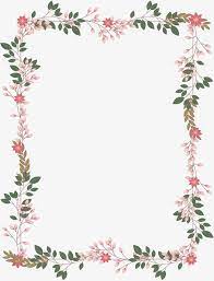 Pink Romantic Vine Png And Vector Flower Frame Floral Border Design Wedding Card Design