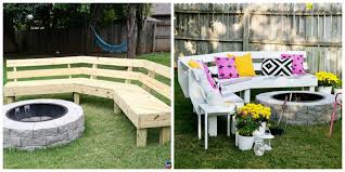 Maybe you would like to learn more about one of these? Curved Diy Fire Pit Bench Step By Step Tutorial Diy 4 Ever