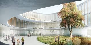 Kinderkrankenhaus In Munchen Nickl Partner Gewinnen Wettbewerb Architektur Visualisierung Healthcare Architecture Neubau