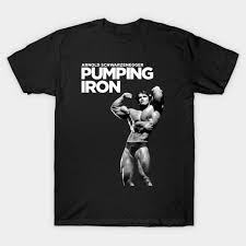 Arnold Schwarzenegger Pumping Iron Poster T-Shirt