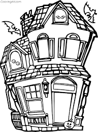 Check spelling or type a new query. Haunted House With Scary Eyes Coloring Page Coloringall