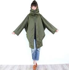 80s Parka Avant Garde Jacket Cocoon Coat Olive By Factoryhandbook Tissu