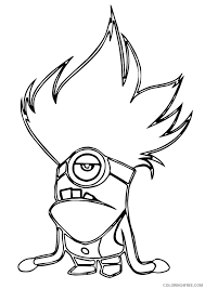 Download this adorable dog printable to delight your child. Despicable Me Coloring Pages Evil Minion Coloring4free Coloring4free Com