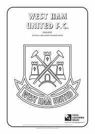 Maybe you would like to learn more about one of these? West Ham United F C Logo Coloring Page Coloring Pages Inspirational Cool Coloring Pages Football Coloring Pages