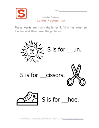 Things that start with s for kids. Week One Letter S Words That Start With The Letter S Letter S Worksheets Alphabet Recognition Lettering
