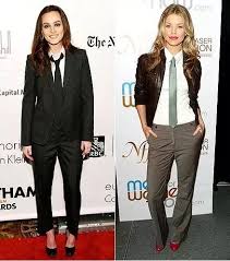 My women in suits series so far. Why Don T Girls Wear Ties Over Suits Quora