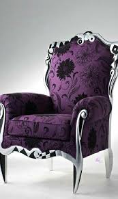 purple and silver chair purple decor purple home purple furniture