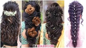 Easy hairstyle long hair for party or wedding hairstyles for girls. Indian Wedding Hairstyles For Long Hair K4 Fashion