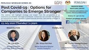 Maybe you would like to learn more about one of these? Pemudah Webinar Post Covid 19 Options For Companies To Emerge Stronger