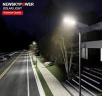 200W Outdoor Motion Sensor Waterproof IP65 High Bright Commercial Solar  Street Lights