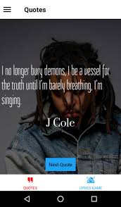 Jermaine lamarr cole, better known by his stage name j. J Cole Lyrics Quiz For Android Apk Download