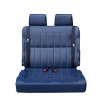 High-Back Flat Leather Seat with Customization Hot Sale Foldable Cushions  for GAC V80 Rear Bed Rebound RV Camper vans Motorhomes