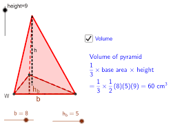 The following steps are used to calculate the surface area of a triangular pyramid: Volume Of Triangular Pyramid Geogebra