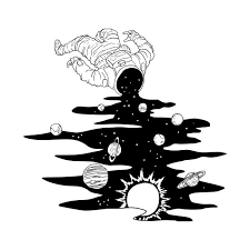 Can T Outrun Me Planet Drawing Astronaut Art Space Drawings