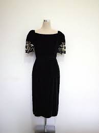 Your Place To Buy And Sell All Things Handmade Cocktail Dress Vintage Black Velvet Dress Dresses