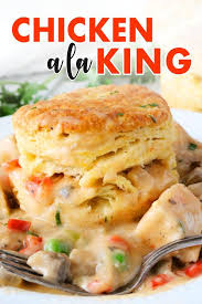 Easy Chicken A La King Recipe Recipe In 2020 Chicken A La King Chicken A La King Recipes Easy Chicken Dinner Recipes