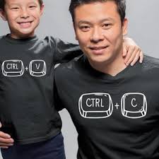 Copy Paste T Shirt,father and Baby Matching Shirts,mom and Baby Tees,new  Baby Gift,daddy and Daughter Shirts,fathers Day Gifts,dad Son Shirt
