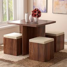 Trust ashley furniture homestore to bring your space to life. Gloucester Solid Wood Coffee Table With 4 Stools Brown Decornation