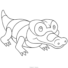 Each section bears unique mood and unforgettable atmosphere. Sandile From The Fifth Generation Of The Pokemon Coloring Page