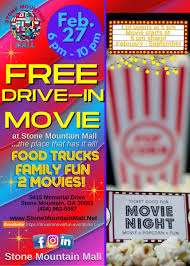 You can bring in food, barbeques, lawn. Feb 27 Free Drive In Movie Night Atlanta Ga Patch