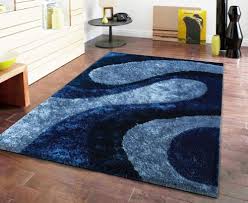 Navy Blue Area Rug 5x7 Shag Area Rug Home Rugs Bedroom Area Rug