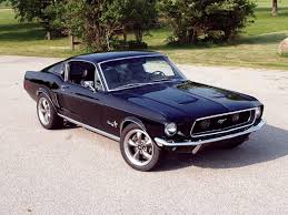 Dark Blue 1968 Fastback Ford Mustang Ford Mustang Fastback Mustang Fastback 1968 Ford Mustang Fastback