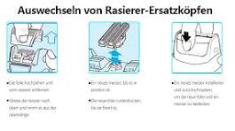 53B Scherkopf Kompatibel Mit Series 5 Und 6 (Modelle Ab 2020) S5  Scherkopf,Easy Clean,53B Scherblatt Ersatzkopf Für Series 5 Rasierer  Zubehör 1-Stück ...