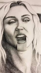 Does Miley Cyrus’ raspy voice keep anybody else up at night??😅 #fypシ #art  #mileysvoice