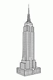 Future world travelers can get started mapping out their journey with this empire state building coloring page. New York Empire State Building New York Adult Coloring Pages