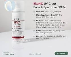 Hình ảnh về Kem chống nắng phổ rộng EltaMD UV Clear BroadSpectrum SPF 46